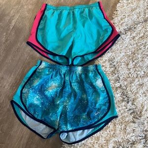 Two pairs of Nike Running Shorts